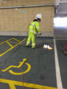 Disabled Bay Safety Markings